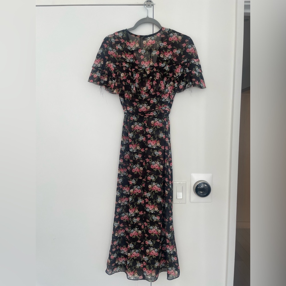 Barneys NY Wrap Dress Floral in Small